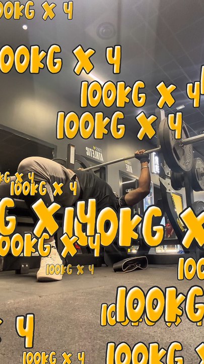 Séance muscu et en plus j’ai fait 2 rep à 120kg je suis trop content 😀