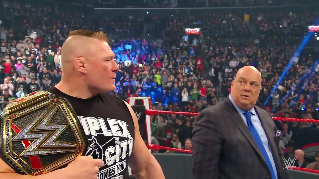 Drew Mcintyre attacked Brock Lesnar Before WWE Championship Clash at WrestleMania 36 : Raw, March 2, 2020