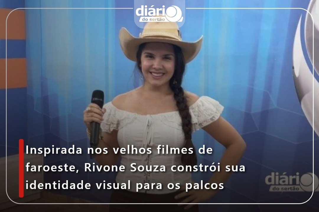 Inspirada nos velhos filmes de faroeste, Rivone Souza constroi sua identidade visual para os palcos