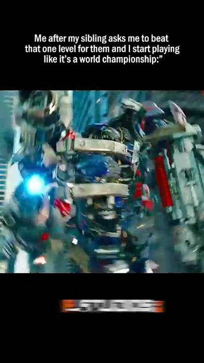 I'm about to show my siblings how to play videogames! ! #transformers #optimusprime #memes #games