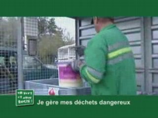 Je gère mes déchets dangereux