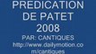 PREDICATION DE PATET 2008