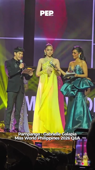 Miss World PH-Pampanga Gabrielle Galapia on women learning from men | PEP Coverage