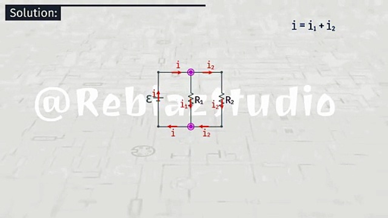 DC Current -14- Equivalent Resistors of Resistors in Parallel
