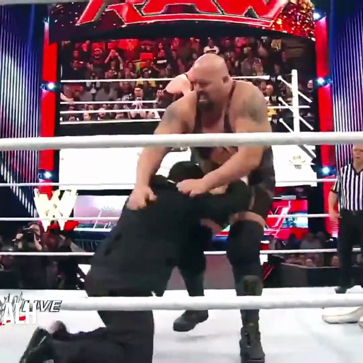 Alberto Del Rio vs Big Show - Raw Roulette Body Slam Challenge Raw