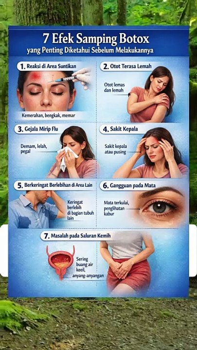 7 efek samping Botox yang penting di ketahui sebelum melakukan nya