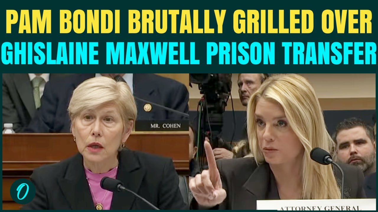 Trump WANTS to Kill Ghislaine Maxwell? AG Pam Pondi PRESSED Over Prison Transfer of Epstein’s Aide
