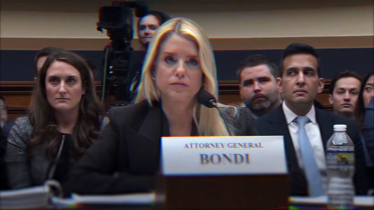 Bondi clashes with Democrats amid furore over handling of Epstein files