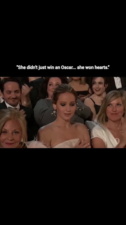 Jennifer Lawrence famously tripped on the stairs while accepting her first Oscar