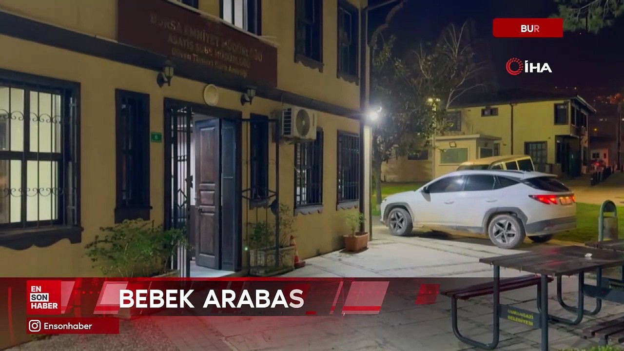 Bursa'da bebek arabasındaki çantayı çalan şüpheli yakalandı