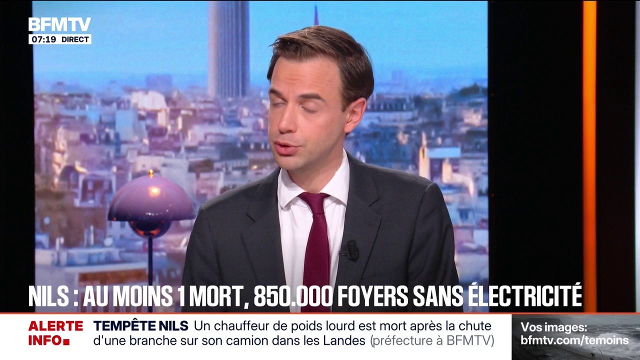 Tempête Nils: un chauffeur de poids lourd est mort après la chute d'une branche sur son camion dans les Landes