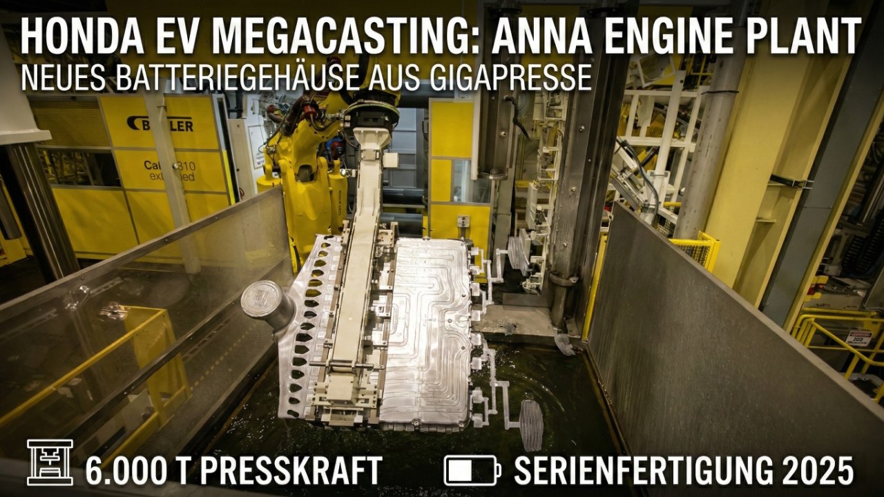 Honda EV-Batteriegehäuse: Hightech-Fertigung 2025 (Produktion)