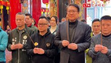 同框林右昌參拜祈福 童子瑋：恢復市民光榮感