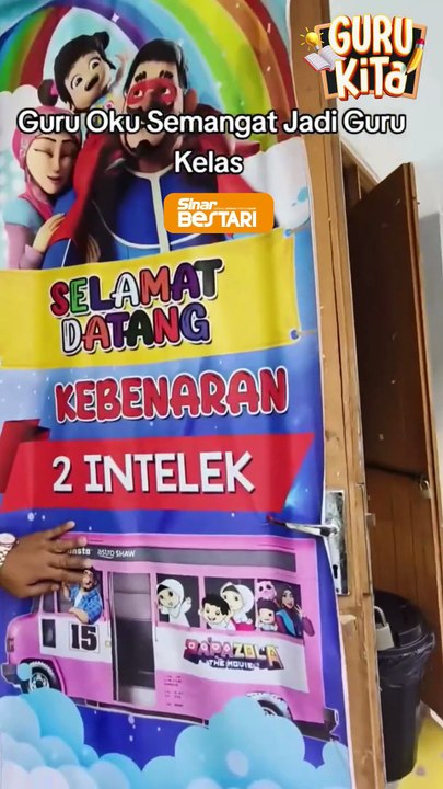 Cikgu Mohd Firdaus jadi guru kelas!