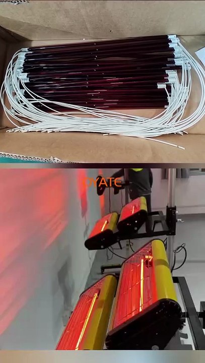 1000w 700mm Ruby Halogen Heating Lamp Infrared...