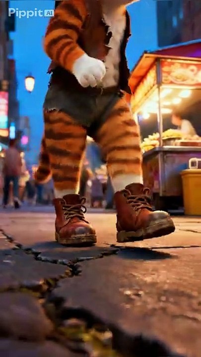 Street Cat Steals Food… But It’s for His Kids |Funny Cat Steals Food, Street Vendor Gets Emotional