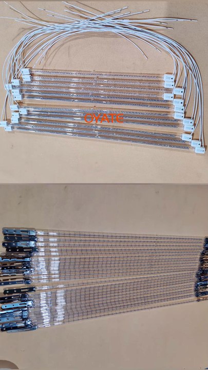 1000w 500mm electric infrared heat lamp halogen lamp 1000w 630mm industrial infrared heat lamp
