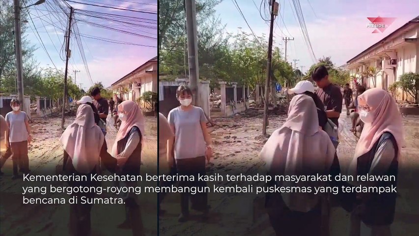 Menkes Salut, Banyak Masyarakat Membantu Pengadaan Alat Puskesmas Terdampak Bencana