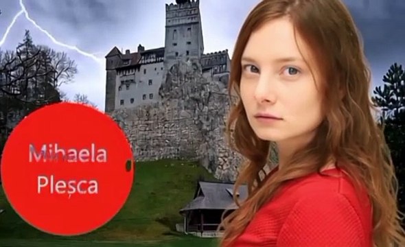 Mihaela Pleșca Transformed in The Dracula countess from Bran Castle (or Dracula castle)