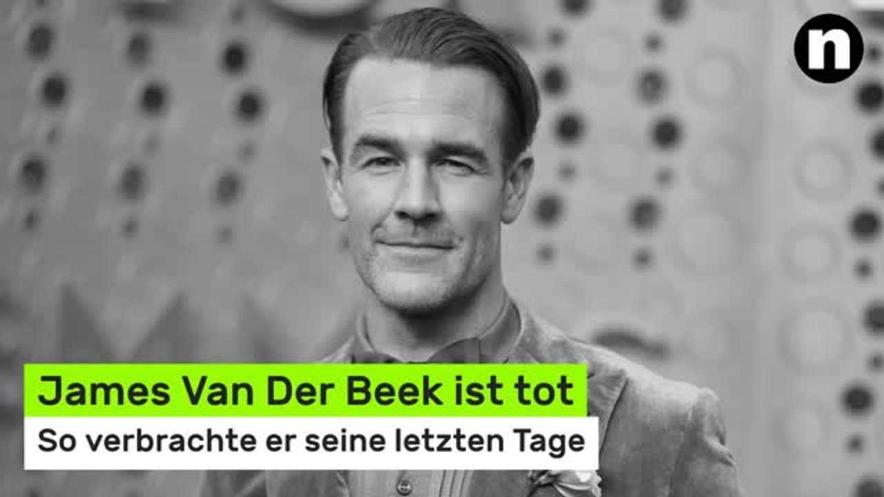 James Van Der Beek ist tot: So verbrachte der 'Dawson's Creek'-Star († 48) die letzten Tage seines Lebens