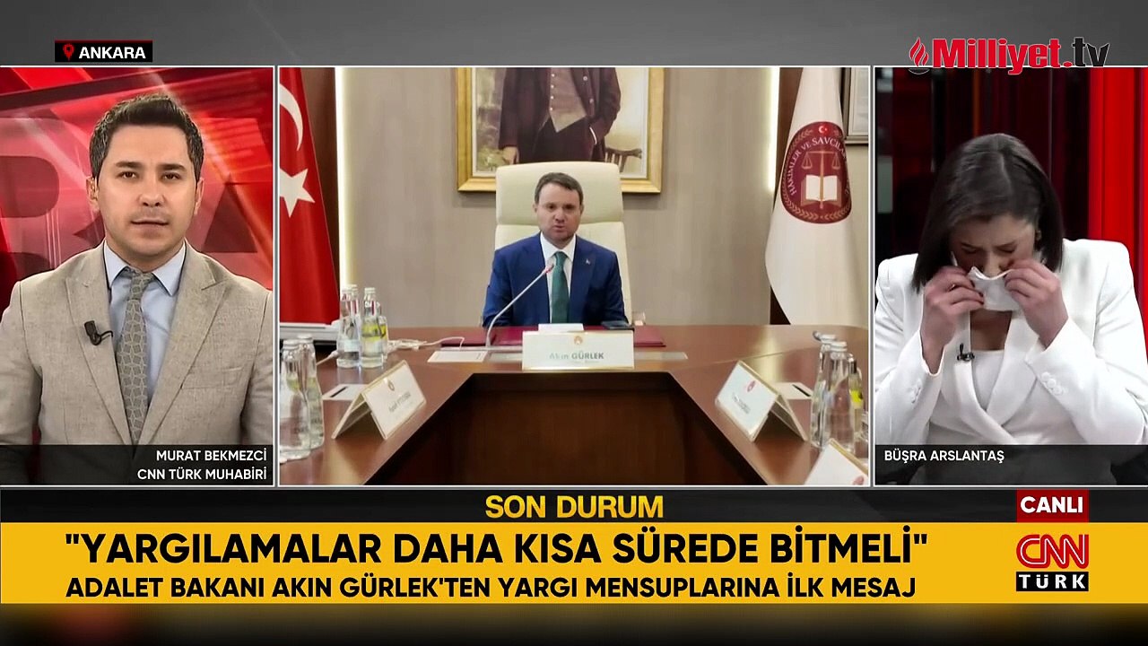 Adalet Bakanı Akın Gürlek'ten yargı mensuplarına ilk mesaj: "Yargılamalar daha kısa sürede bitmeli"