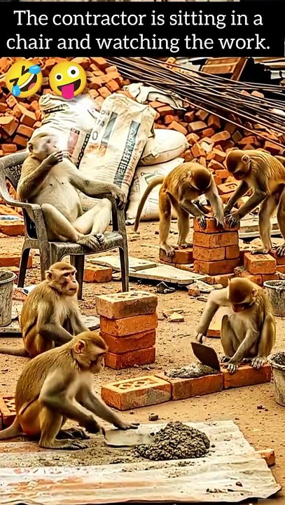 Very beautiful funny video monkey