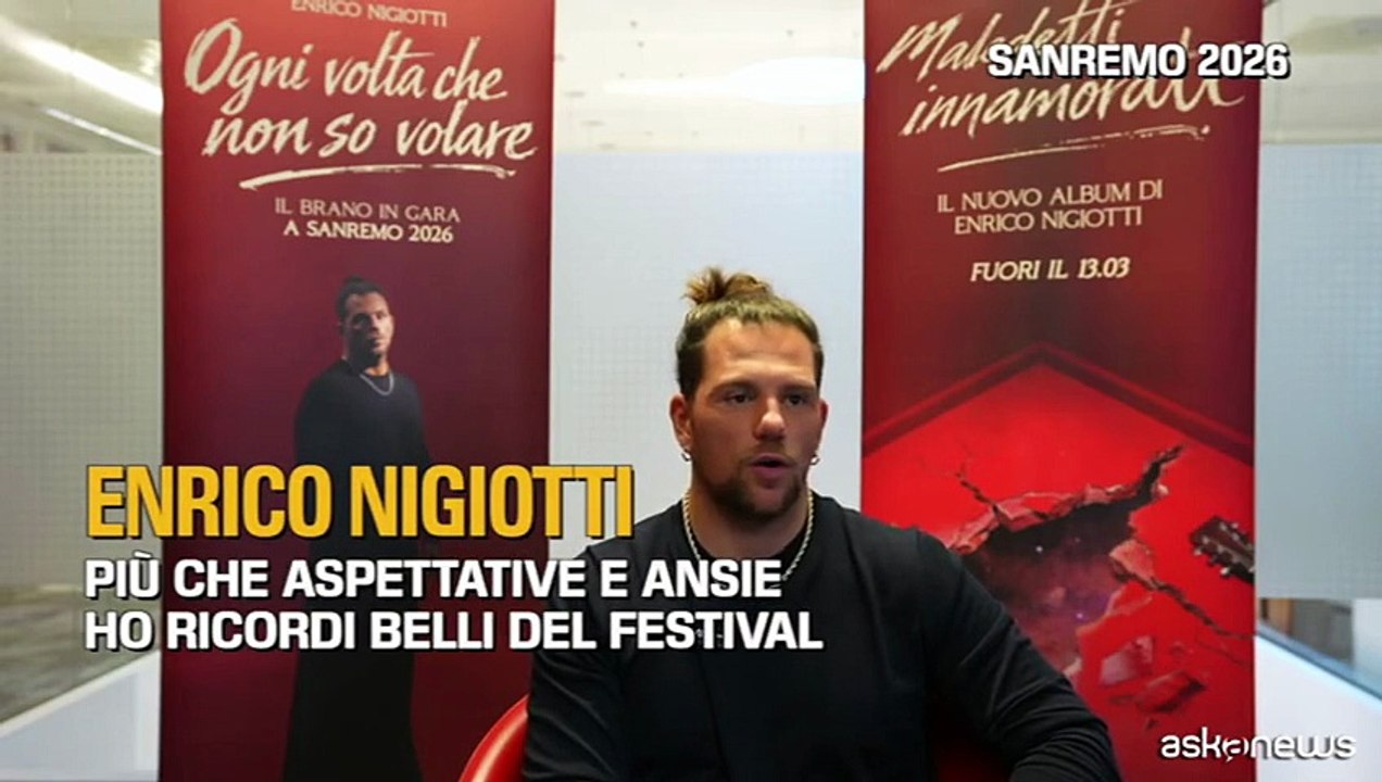 Sanremo, Enrico Nigiotti: "Più che aspettative e ansie, ho ricordi belli"