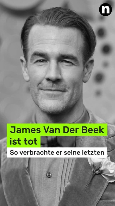 No Glomex James Van Der Beek ist tot: So verbrachte der 'Dawson's Creek'-Star († 48) die letzten Tage seines Lebens