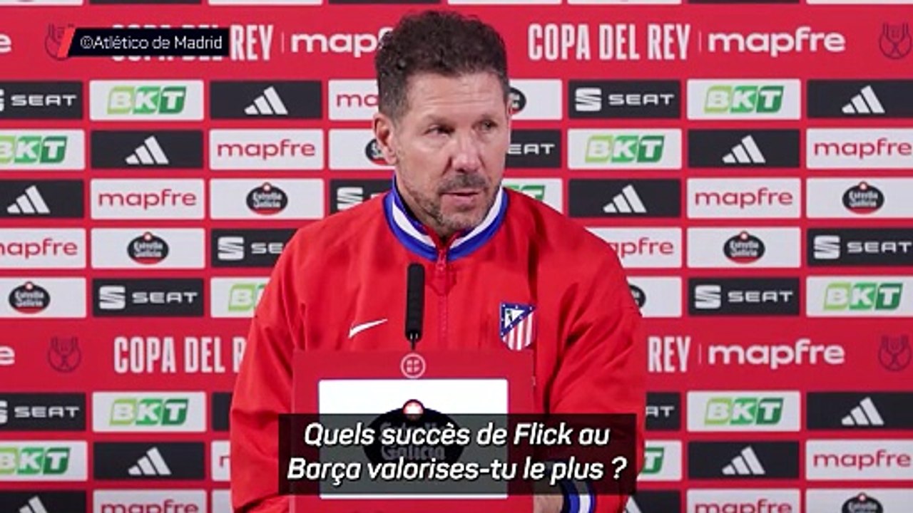 Simeone complimente Hansi Flick