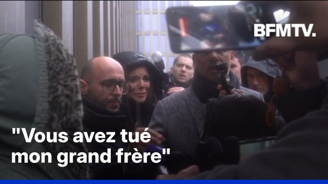 Vous avez tué mon grand frère : les Moretti pris à partie lors de leur arrivée au tribunal