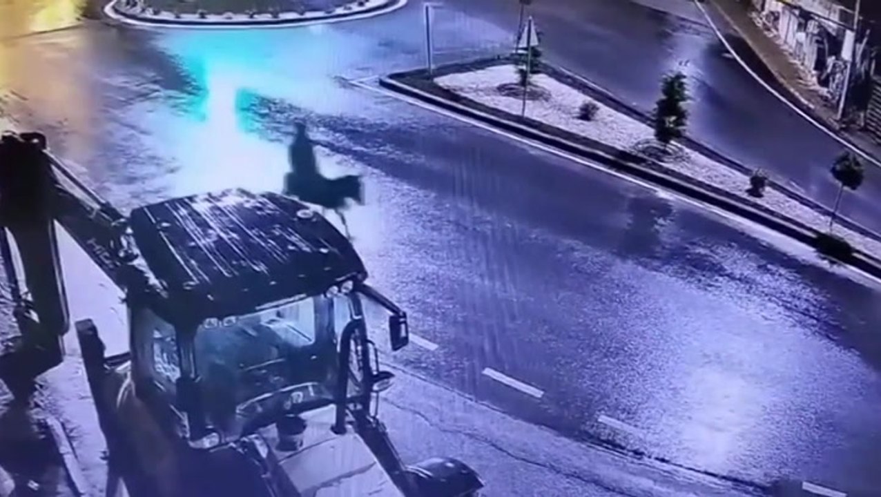 Thief uses forklift to raid jewellery store before fleeing on donkey