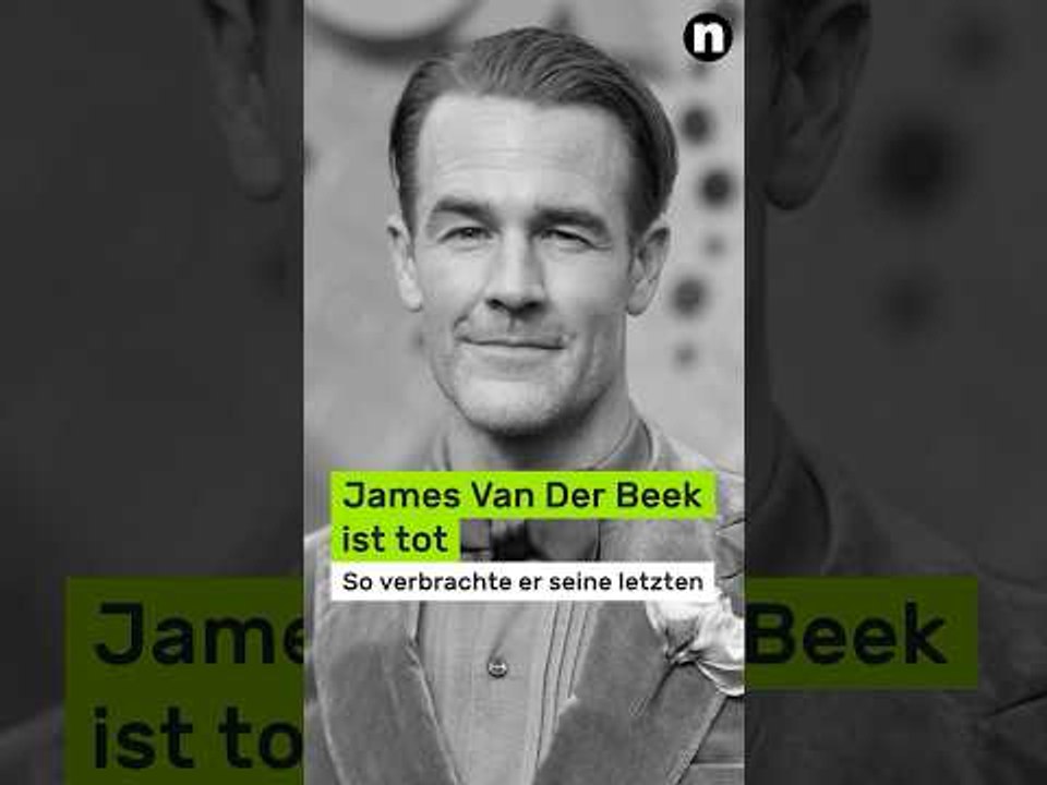 James Van Der Beek ist tot: So verbrachte der 'Dawson's Creek'-Star die letzten Tage seines Lebens
