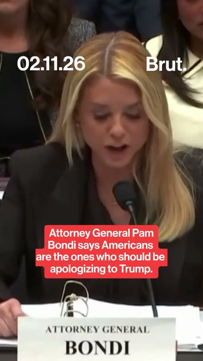 Pam Bondi says Democrats should apologize to Donald Trump.