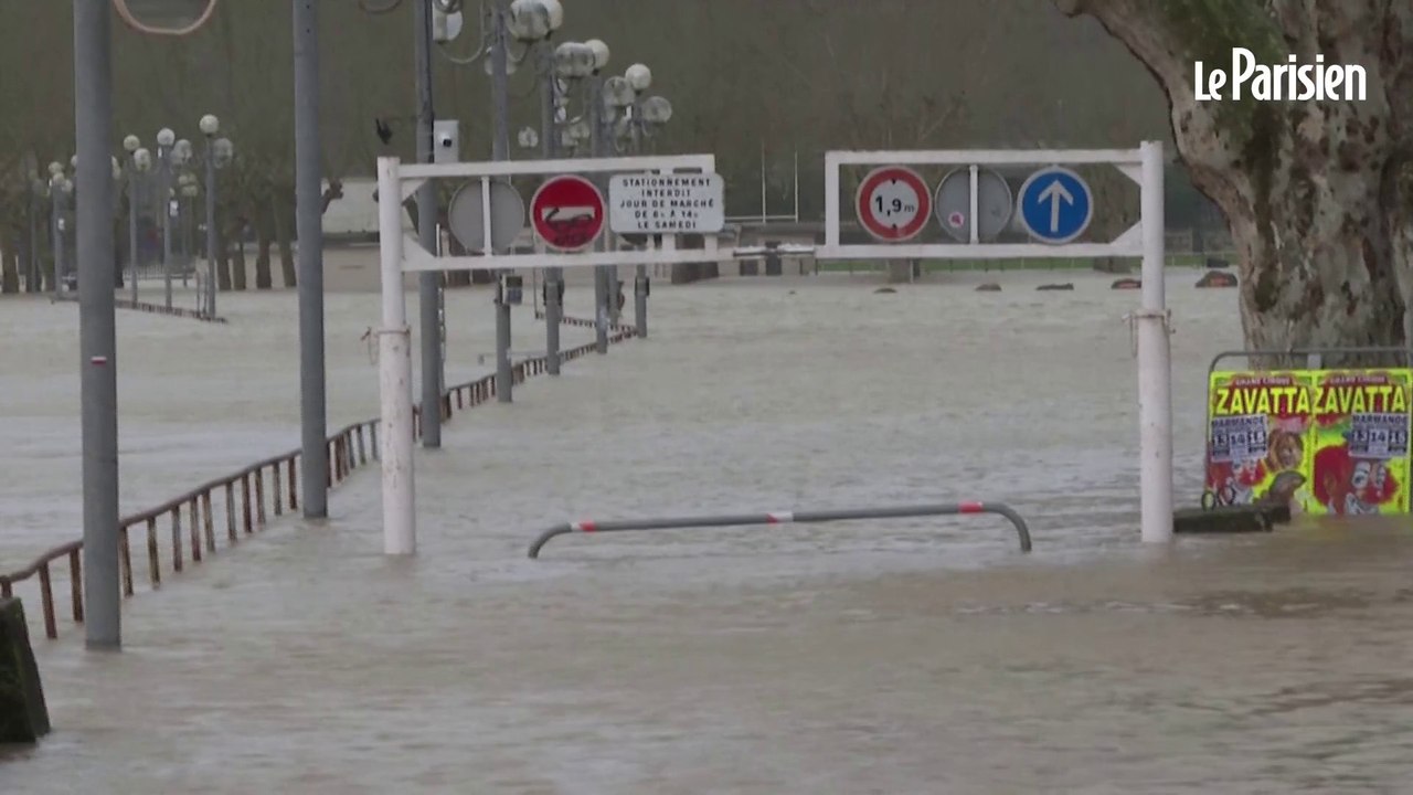 La tempête Nils entraîne une crue de la Garonne et des inondations en Gironde