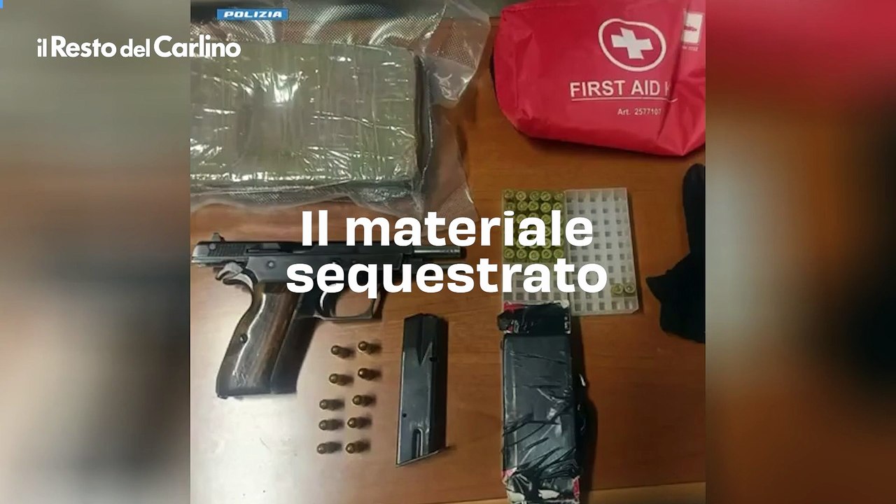 Il materiale sequestrato