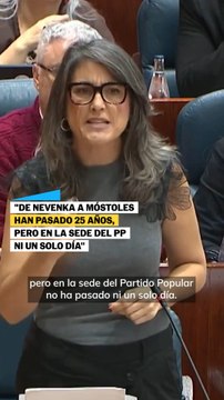 Bergerot (Más Madrid): De Nevenka a Móstoles han pasado 25 años, pero en la sede del PP ni un solo día