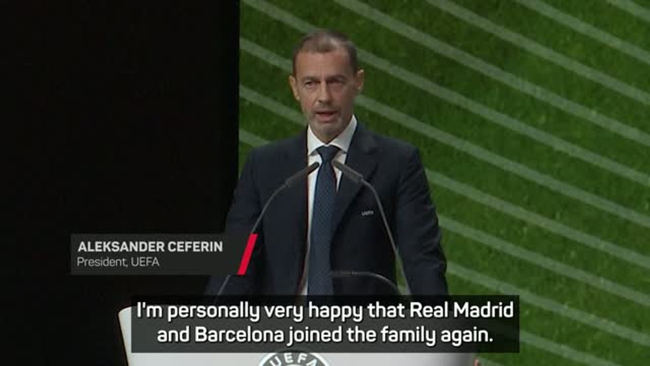 Ceferin 'tired' of Super League disputes