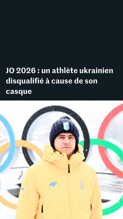 JO 2026 : le skeletoneur ukrainien Vladyslav Heraskevytch disqualifié à cause de son casque