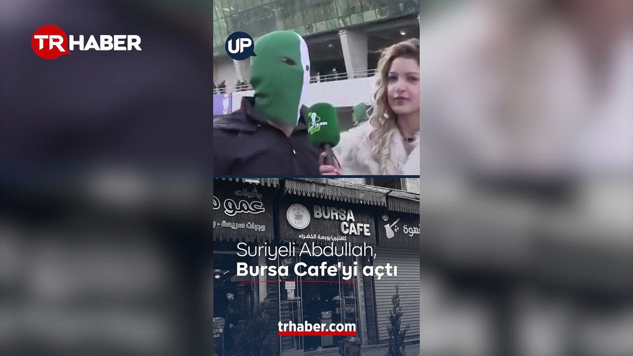 Bursaspor maçında röportaj vermişti! Suriyeli Abdullah Halep'te hayalini gerçekleştirdi: Bursa Cafe'yi açtı!