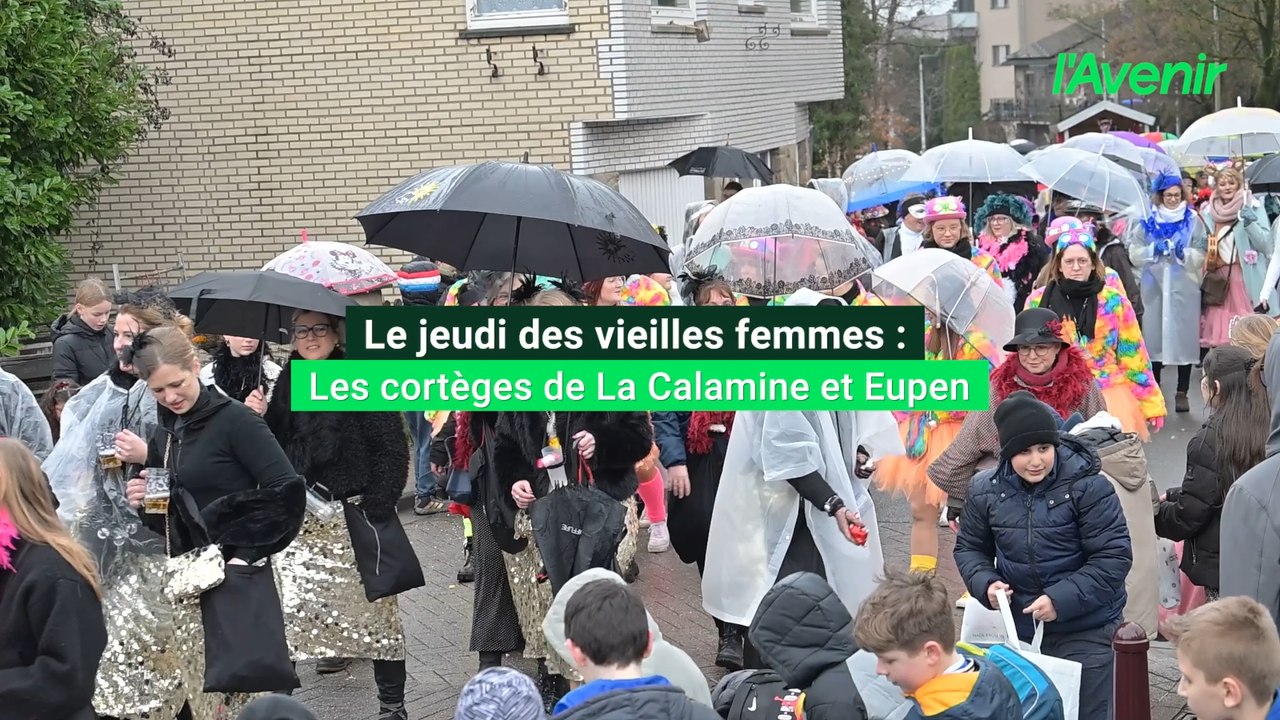 Le jeudi des vieilles femmes : les cortèges de La Calamine et Eupen