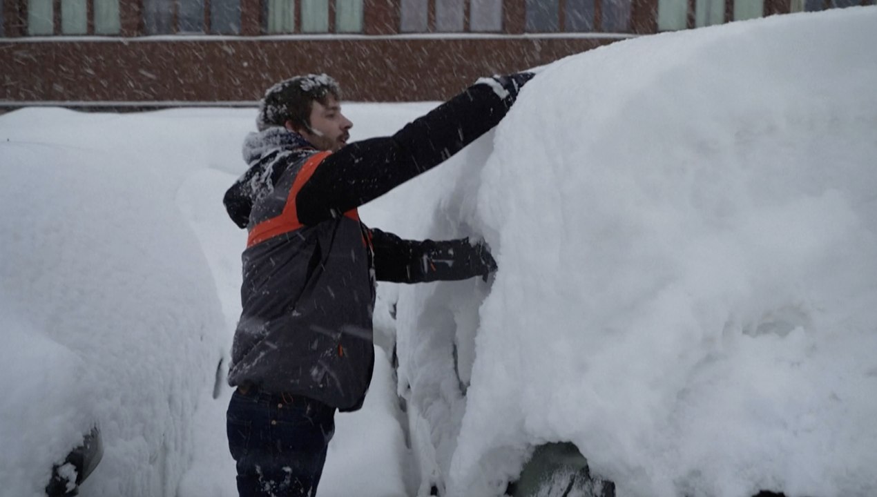 Des chutes de neige dantesques dans les Alpes