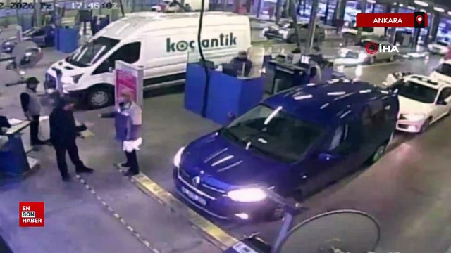 Ankara'da polis memurunun darbedilmesine ait yeni görüntüler ortaya çıktı