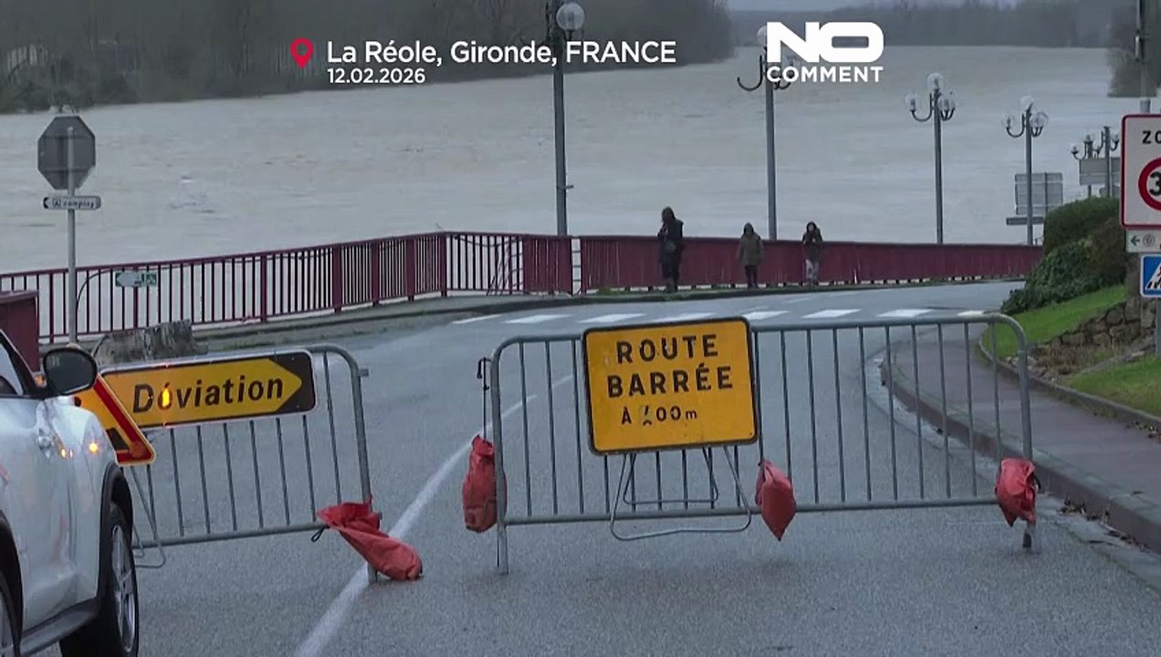 Storm Nils lashes France's Atlantic coast, damaging boats and uprooting trees
