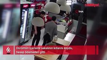 Dürümün içerisine sakalının kıllarını koydu! Hesap ödemeden gitti