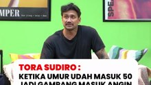 Tora Sudiro gampang masuk angin, umur 50 udah gak kuat nongkrong lama diluar rumah