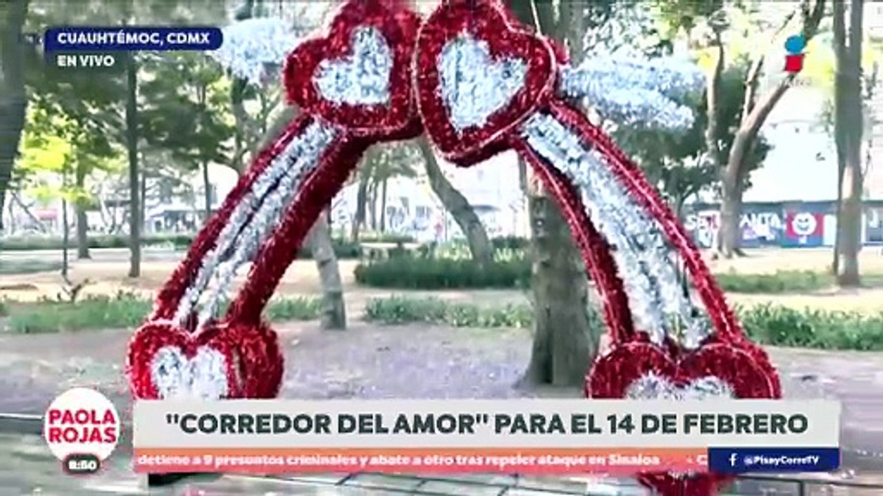 La Alameda Central se llena de amor con el “Corredor del Amor” | DPC con Paola Rojas