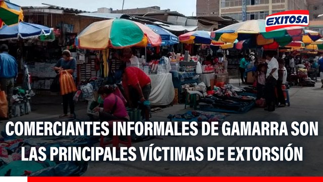 Comerciantes informales de Gamarra son las principales víctimas de extorsión, advierte dirigente