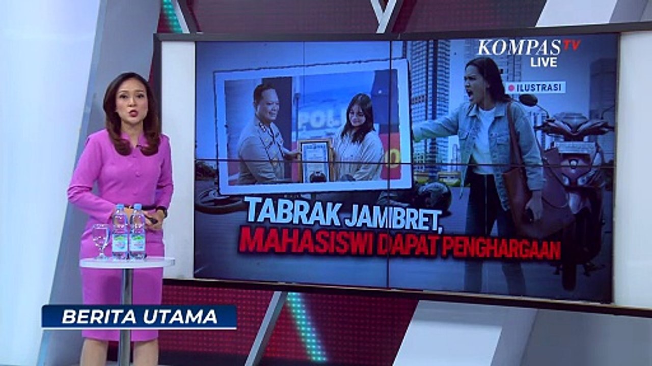 Heroik! Mahasiswi Yogyakarta Kejar dan Tabrak Jambret, Dapat Piagam Penghargaan dari Polisi | BU