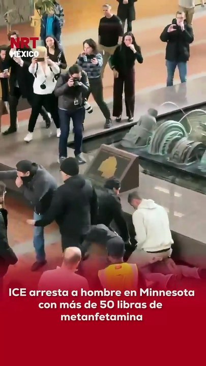 🚔🇺🇸 Agentes de ICE arrestaron en Minnesota a un inmigrante ilegal acusado de delitos graves relacionados con drog@s, que involucrarían más de 50 libras de metanf3tamina ⚠️💊.