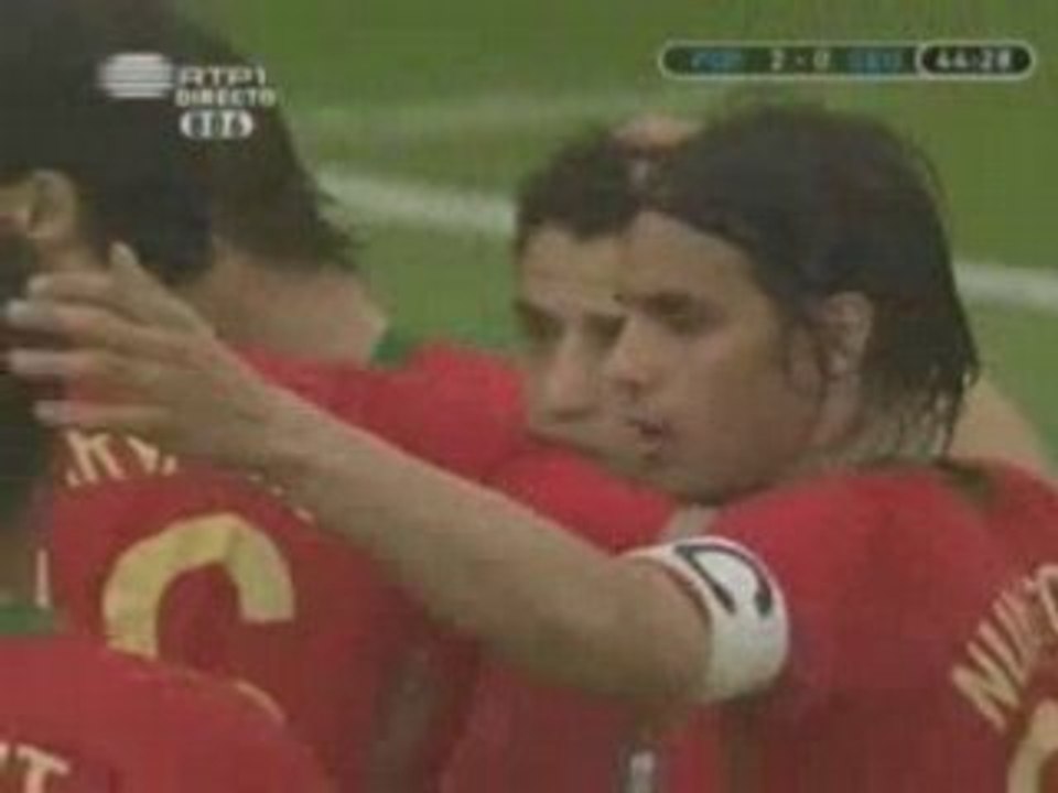 Portugal 2-0 Georgia : But Simao Sabrosa